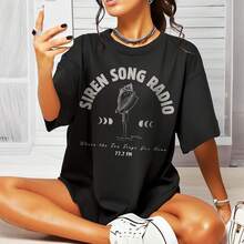Women T-Shirts - Black - View 1