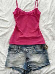 Camiseta de tirantes con estampado floral digital para mujer - Multicolor 6 - Ver 2