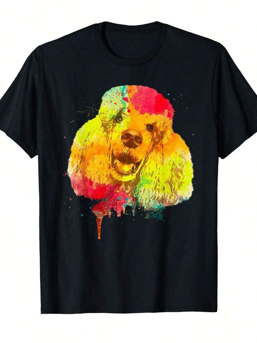 Cool In My Porch Goose Mom Era T-Shirt (2) Made Of Pure Cotton - 黑色 - 查看 1