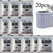XISIYUJZ 便攜式馬桶吸水凝膠袋與尿液異味控制袋－無味防漏，適用於露營、徒步與戶外探險的便攜式馬桶凝固劑 - 彩色 - 查看 11