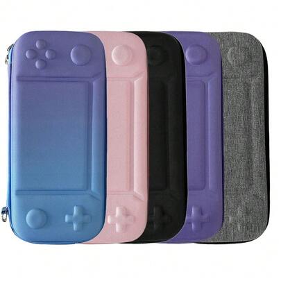 适用于Switch OLED的便携式收纳包，采用多色耐用面料，高硬度EVA硬壳有效防止跌落和冲击。