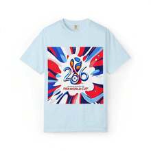 Camiseta Unisex de Algodón Puro, Cuello Redondo, Holgada, Estilo Casual, para la Copa Mundial de Fútbol de Norteamérica Verano 2026 - Negro - Ver 5