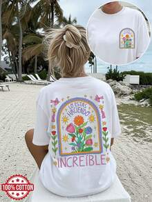 Dam-T-shirts - Vitt - Visa 1