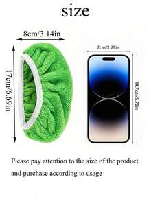 6/12/18PCS Reusable Microfiber Mop Mats. Suitable For: - Dry And Wet Cleaning Cloths - Mop Head Replacements With Washable Refills. Suitable For Household Floors. - 綠色的 - 查看 2