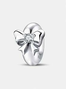 1 chiếc mặt dây chuyền hạt bạc sterling 925 lấp lánh hình bó hoa tốt nghiệp, phù hợp làm vòng tay DIY cho nữ - Hạt 1 - Xem 19