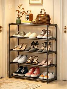 Multi-Tier Shoe Storage Rack, Freestanding Shoe Organizer, Easy To Assemble Shoe Rack Suitable For Rental House, Entryway, Hallway, Bedroom, Bathroom, Office, Living Room, School Dorm, Simple Storage Shelf, Portable Shoe Rack - Multicolor - View 6