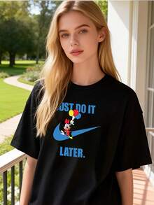 Women T-Shirts - Black - View 6