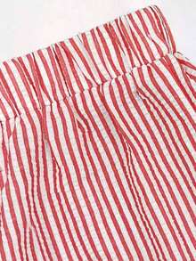 Sweetro Conjunto de dos piezas para mujer para uso diario - Rojo - Ver 6