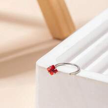 SENLANSP 1 chiếc khuyên mũi giả bằng thép không gỉ hình vuông, quyến rũ, thanh lịch và tối giản, thích hợp làm quà tặng cho nữ giới khi đi hộp đêm, dự tiệc, sinh nhật và các dịp lễ. - vòng mũi - Xem 8