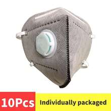 10 buah Masker Wajah Sekali Pakai Unisex, Desain Tebal 7 Lapisan, Longgar & Nyaman, Bernapas, Klip Hidung yang Dapat Diatur, Penting untuk Perjalanan & Penggunaan di Rumah - A - View 11
