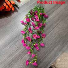 2pcs UV-Resistant Artificial Dawn Flower Decor, Available In Pink And Rose Red, Suitable For Indoor/Outdoor Home Decor, Door Wreath, Wedding Decor, Mother's Day, Spring/Summer Garden And Yard Decoration, Outdoor Artificial Plant Decor - Multicolor - View 12