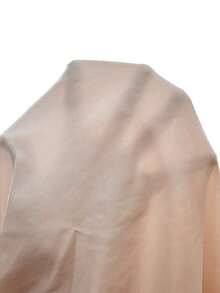 Falda de talle alto unicolor - Albaricoque - Ver 8