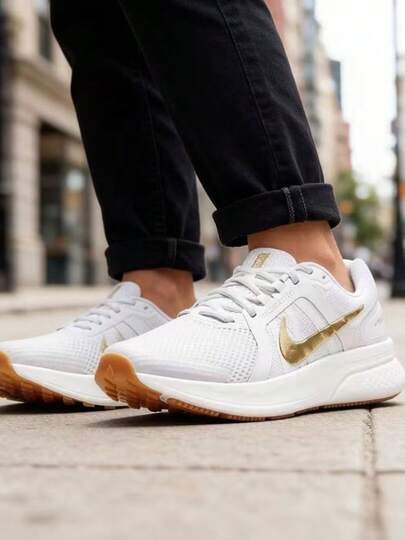  Giày chạy bộ Nike Run Swift 2 dành cho nữ - Thiết kế cổ thấp thoải mái, giảm sốc, chống trơn trượt, bền bỉ và thoáng khí (Màu bạch kim)