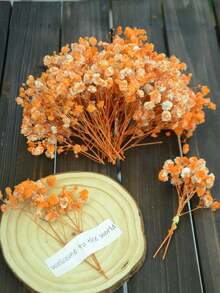 25/50/100/150/300pcs Mini Baby's Breath And Other Artificial Flowers - For Arts And Crafts, Hair Accessories, Wedding Wreaths, Table Flowers, Home Decor, Etc. - Multicolor - View 14