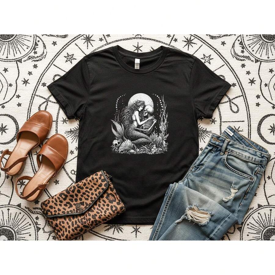 Women T-Shirts - Black - View 1