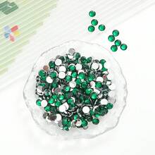 2mm至6mm銀底樹脂彩色水鑽，免加熱平底背膠亮面水鑽，適用於手工DIY服飾、鞋子、包包、瓶子與手機殼裝飾 - 2毫米5000顆 - 查看 36