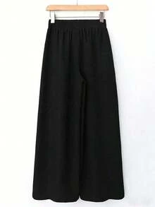 Pantalones casuales de unicolor para mujer, aptos para el verano - Multicolor 4 - Ver 4