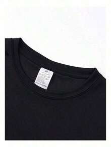 Solt 1pscWomen's Loose Printed T-shirtCamiseta Con Estampado De Arañas Para Hombre - Camiseta Casucamisas de mujer blusa100%cotton graphic - Negro - Ver 5