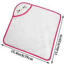 1pc 39*39cm Doll Clothes Cuddle Blanket For Doll Girls Up To 18 Inches, Suitable For 43cm Reborn Dolls - Multicolor - View 3