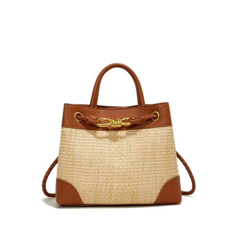 BV Bottega Small Andiamo Bolso de mujer tejido a mano de cuero genuinoBolsodebolso de manotipocuboconpatróntejidoparamujer,bolsodemarca,elegantebolsodemanoparaseñorabolsaderegaloexquisita,bolsodebolso de manodelujoparamujer,bolsocruzadodemodaparamujer,adecuadoparachicas,estudiantesnivel universitariodamasdeoficina,madresdemedianaedadparausodiario,comprasoficina,clase,reuniones,citas,actividadesalairelibretambiénunregaloidealparaBolso bandolera nuevo para mujer, bolso de paja tejido, bolso de hombro de gran capacidad de moda coreana, bolso de playa de alta gama. - Tejido de paja blanca - Añade 10