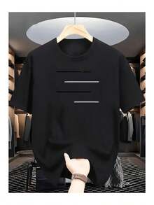 Oversized Cotton T-Shirt - Unisex, Printed, Urban Style, Casual Summer, Loose And Comfortable Fit. - Back - View 1