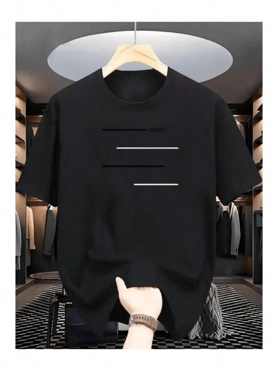 Oversized Cotton T-Shirt - Unisex, Printed, Urban Style, Casual Summer, Loose And Comfortable Fit. - Back - View 1