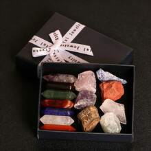 Large Chakra Healing Crystal Kit - Gemstones Tumbled Stones & Crystal Points, Energy Balancing Chakra Alignment, Spiritual Meditation Perfect Gift - Multicolor - View 13