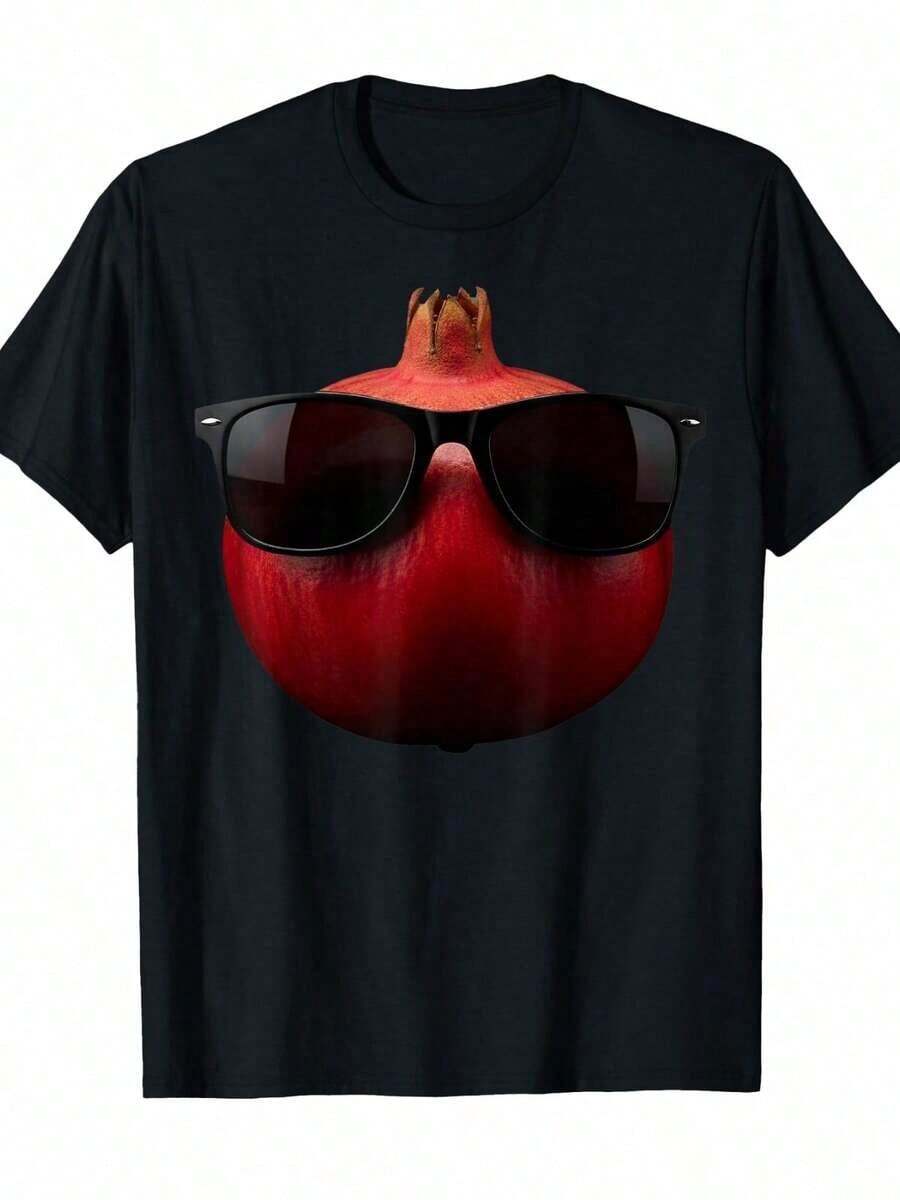 Cool In My Porch Goose Mom Era T-Shirt (2) Made Of Pure Cotton - Black 2 - View 1