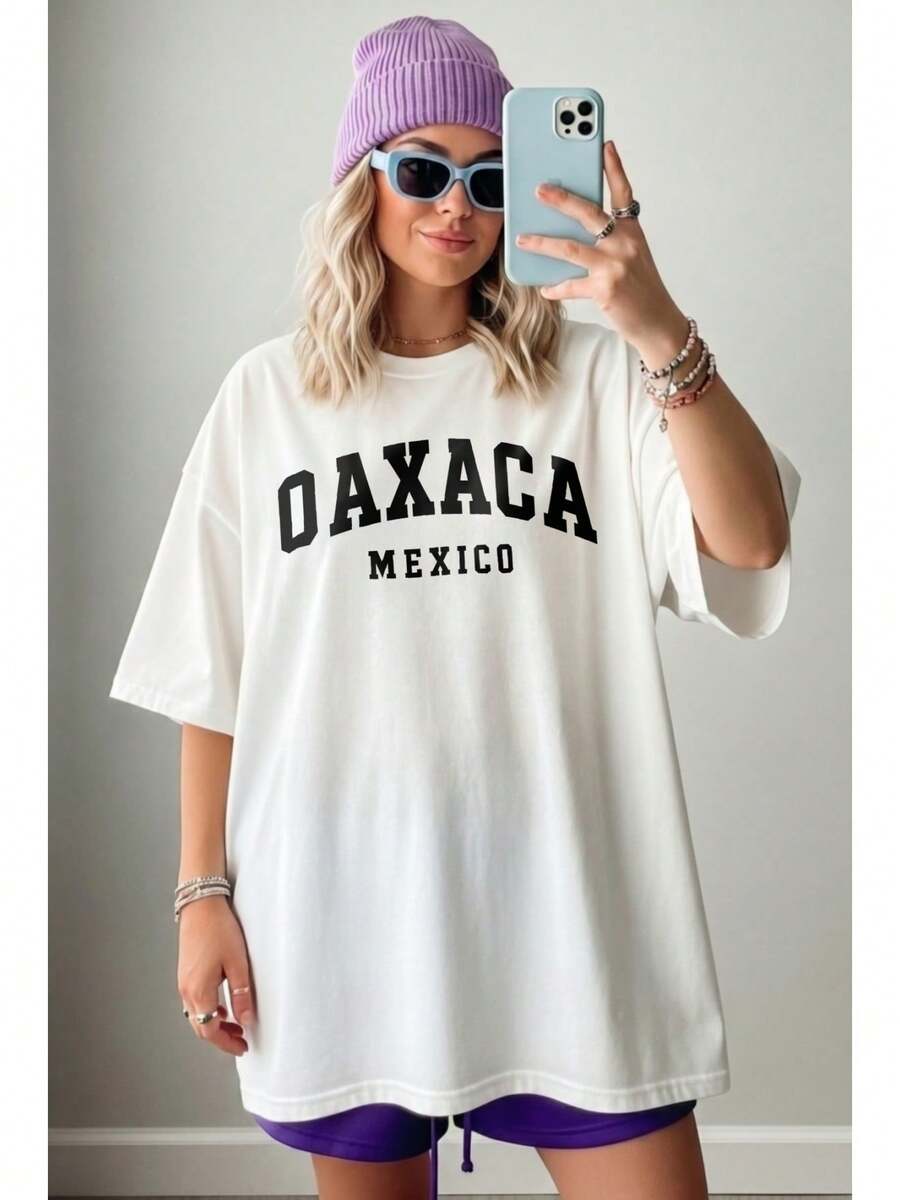 1 Piece 180g Women's T-Shirt, Men's T-Shirt. Casual Cotton Crew Neck T-Shirt. Women's Athletic T-Shirt. Designed By Y2K Generation Artists In The Bababask Style, Made From 100% Pure Cotton. Creative Cartoon Pattern Design, Comfortable Short Sleeves - 白色8 - 查看 1