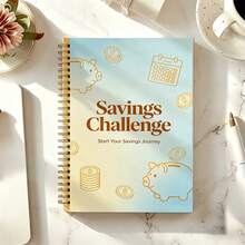 DANPERJI 1 Pc A5 Savings Challenge Notebook 100+ Pre-Designed Templates For 100 Envelope, 52 Week, Sinking Funds & More – Complete Your Savings Goals, For Debt Payoff & Goal Savers - A5 - View 7