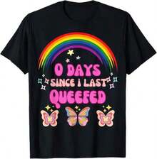 0 Days Since I Last Queefed Funny Joke Humor Rude Naughty  T Shirt - Black - View 5