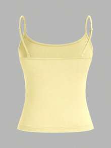 Set de 3 camisetas de tirantes ajustadas informales para mujer, adecuadas para el verano - Multicolor 3 - Ver 7