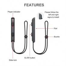 Wrist Strap For Nintendo Switch And OLED Game Controller, Gamepad Accessories For Laptop, Video Games - View 2