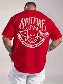 playera hombre - Rojo - Ver 2