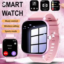 Nuevo Reloj Inteligente de Diseño de Moda Unisex de 1.83 Pulgadas, Soporta Llamadas/Mensajes Inalámbricos, Múltiples Modos Deportivos, Control Remoto de Cámara, Seguimiento de Fitness, Podómetro, Música Inalámbrica, Pronóstico del Tiempo, Alarma, Múltiples Temas de Interfaz de Usuario, Fondo de Pantalla Personalizable, Compatible con Sistemas de Teléfonos Android y Apple, Opción Perfecta para Regalos de Vacaciones. - Ver 13