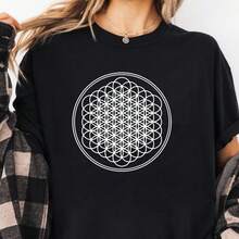 Bring Me The Horizon Sempiternal T-Shirt 220g. Men's AL1 Cotton Foundation, 220g Of Pure Comfort. Created For Every Human Being, Whether Woman Or Man. Consistent, High-Quality Fabric, Ready For Any Size, Soft To The Touch But Designed To Hold Up. Breathable Outerwear For Women, Autumn Sets, Holiday Outfits, New Year's Costumes For Her. - 黑色 - 查看 1