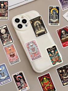 50 pièces Ces autocollants mystérieux sur le thème du tarot présentent des couleurs riches et vibrantes et sont parfaits pour décorer des cahiers, des valises, des tablettes et des étagères. Avec leur style unique et sophistiqué, ils apportent une touche de mystère et de romance à votre vie quotidienne, en en faisant des récompenses ou des cadeaux de fête idéaux. - Voir 3