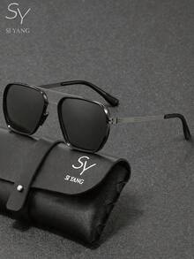 SY SI YANG Brand Sunglasses For Men, Driving Outdoor Stylish Sunglasses, UV Protection, Fishing Glasses, Unisex - A - View 5