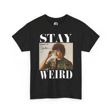 Stay Weird Tee Weird Al Yankovic Retro Portrait Graphic T-Shirt - màu đen - Xem 1