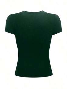 Women's Graphic Print T-Shirt Blouse, Casual Style, Love Print, Couples, Heart, February, Regular Fit, Soft Material, Crew Neck, Short Sleeves, Everyday Wear, Day Or Night, Street Style, Home, Comfortable, Cool, Lightweight, Modern, Youthful, Urban Aesthetic, Spring, Summer, Beach, Heat, Y2K, Feminine, Religious Phrase, God's Timing Is Perfect, Christian Lettering, Heart - 彩色 - 查看 6