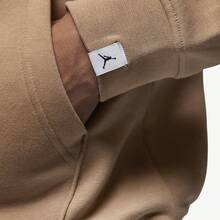 Nike Jordan Essentials Holiday Logo標誌連帽休閒長袖加絨衛衣 男款 麻黃色 - 麻黃 - 查看 6