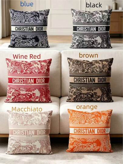 M.Dior Luxury Decorative Throw Pillow Cover, Modern Elegant Sofa Cushion Cover Suitable For Living Room, Bedroom, Office, Hotel, Airbnb, Soft & Comfortable Sofa Chair Bed Decor Pillow Case, Minimalist Style Home Decor