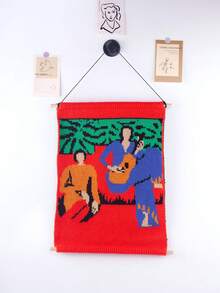 YikaraKnitz 博物馆级名画挂毯,精美提花针织壁挂及卷轴艺术品,质感优美,是打造精致卧室墙面装饰、学生宿舍及画廊风格客厅家居装饰的理想之选。 - 均碼 - 查看 3