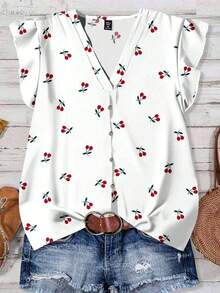 Camisa de mujer, conjuntos de verano para mujer, atuendos de vacaciones, blusas para salir, atuendos de concierto de country para mujer, blusas de verano lindas, atuendos para salir, atuendos de country para mujer, blusas para salir - Multicolor 3 - Ver 1