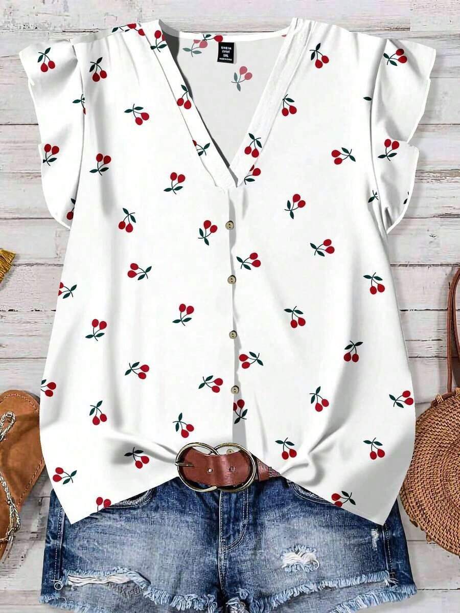 Camisa de mujer, conjuntos de verano para mujer, atuendos de vacaciones, blusas para salir, atuendos de concierto de country para mujer, blusas de verano lindas, atuendos para salir, atuendos de country para mujer, blusas para salir - Multicolor 3 - Ver 1