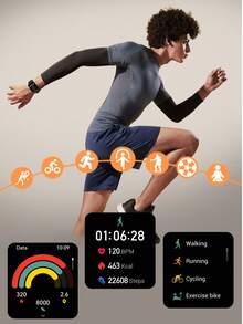 LIGE First Smart Watch With Lighter - 1.95" Large Screen, Lighter Ignition Function, Language Switching, Multiple Sports Modes, Message Notification, Customizable Dial, Waterproof For Outdoor Convenience - View 6
