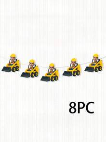 Cờ kéo trang trí tiệc chủ đề xe xây dựng in ảnh theo yêu cầu, có thể tùy chỉnh hình ảnh, biểu ngữ trang trí tiệc chủ đề máy xúc/xe trộn bê tông. Cờ kéo trang trí tiệc chủ đề xe xây dựng in ảnh theo yêu cầu, có thể tùy chỉnh hình ảnh, cờ treo trang trí tiệc sinh nhật chủ đề máy xúc. Cờ kéo trang trí tiệc chủ đề xe xây dựng có thể tùy chỉnh, biểu ngữ trang trí tạo không khí tiệc tùng. - Nhiều màu - Xem 14