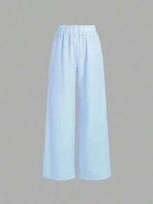 Sweetro Conjunto de dos piezas para mujer para uso diario - Azul - Ver 4