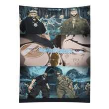 Rapper Celebrity Tapestry Suicide Boys Art Music Poster Flag Tapestry For Room Aesthetic Living Room Home Office Bedroom Party Decorations College Dorm Decor - Nhiều màu - Xem 1