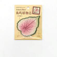 1套/30張島嶼花卉系列葉子便利貼，美學自然植物便條紙，復古DIY剪貼簿拼貼裝飾用品，學校用品 - 均碼 - 查看 8